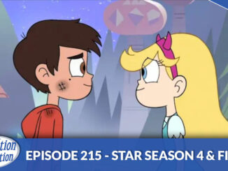 Marco and Star Butterfly staring at each other