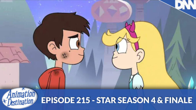 Marco and Star Butterfly staring at each other