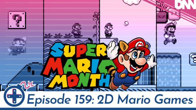 screenshot of the 4 main line Mario 2D games