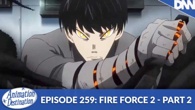 Kurono from Fire Force with an ash blade