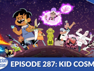 the cast of kid cosmic season 2 with their power rings