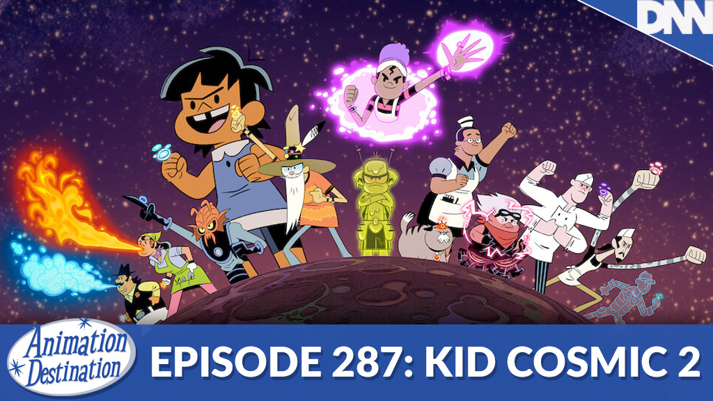 the cast of kid cosmic season 2 with their power rings